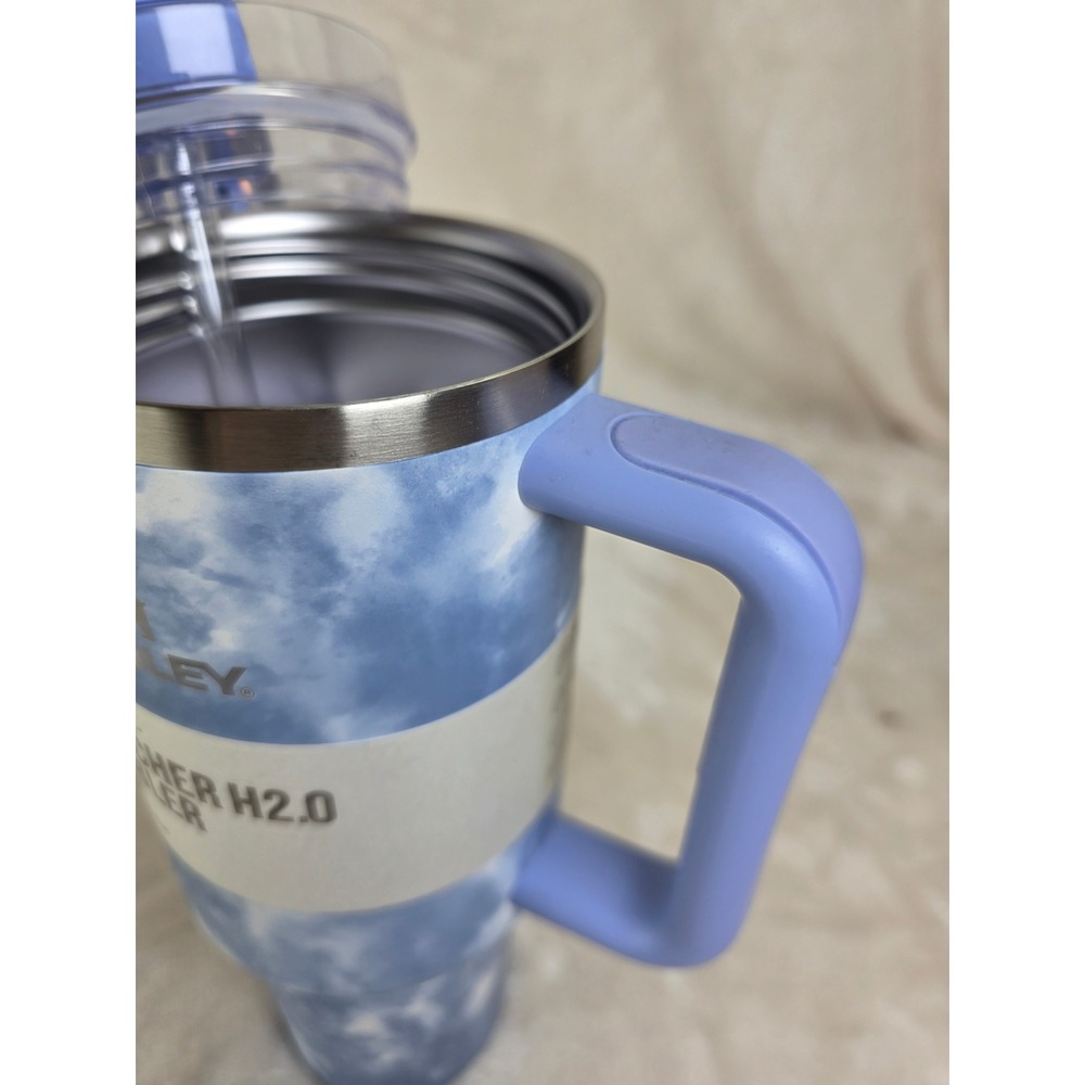 NEW Ocean Blue‎ Tye Dye Stanley Quencher H2O Tumbler 40 oz - Picture 2 of 5